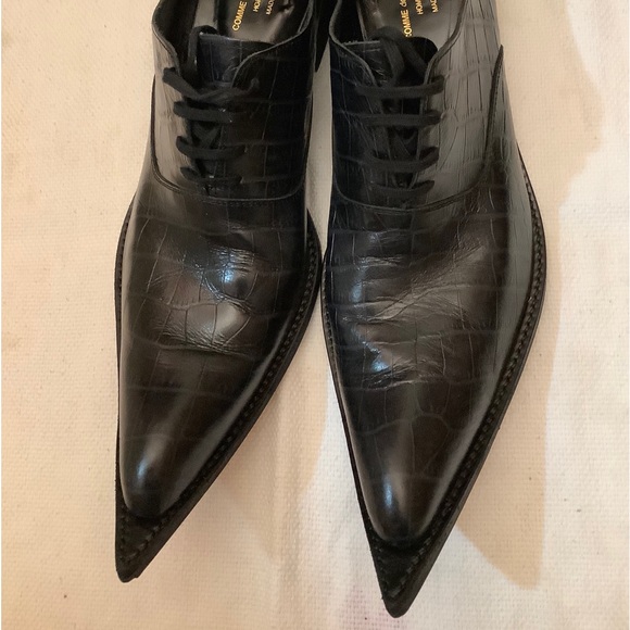 Comme Des Garçons Homme Plus SS15 Pointed Toe Leather Shoes Sz.27/9-US - Picture 13 of 13